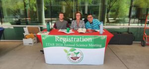 Registration booth at the 2024 LTAR ASM